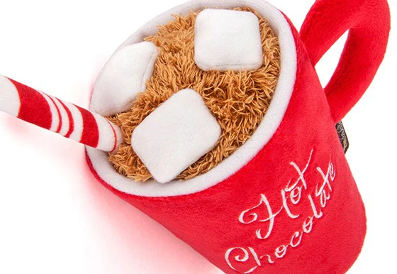 Squeaky Hot Chocolate Holiday Dog Toy - Image 4