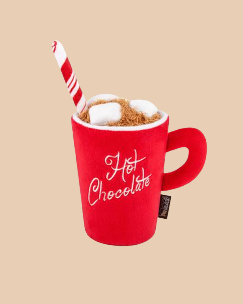 Squeaky Hot Chocolate Holiday Dog Toy - Image 6