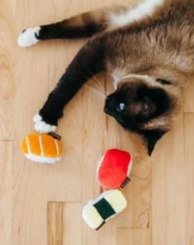 Feline Frenzy Sushi Catnip Cat Toy - Image 3