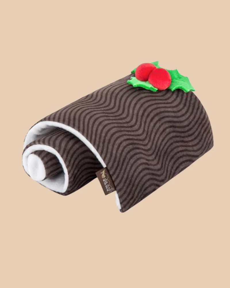 Yule Log Crinkle Dog Toy - Image 3
