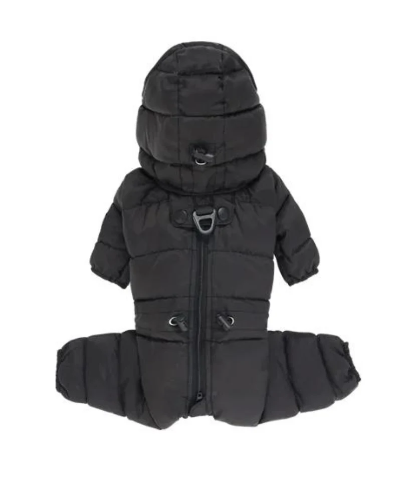 Padded Winter Coverall for Dogs w/ Hood - Image 2