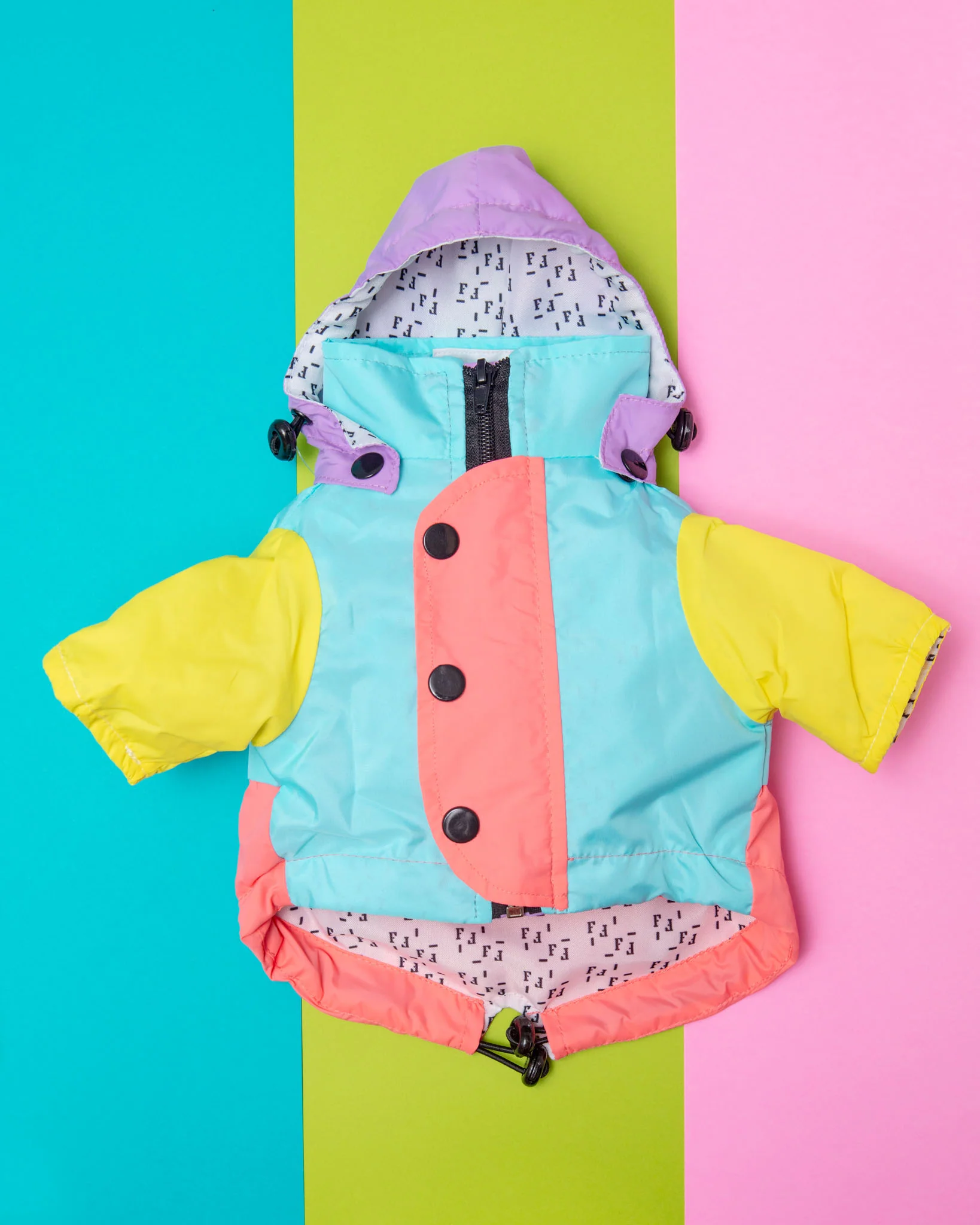 Pastel Water Resistant Dog Raincoat (FINAL SALE) - Image 3
