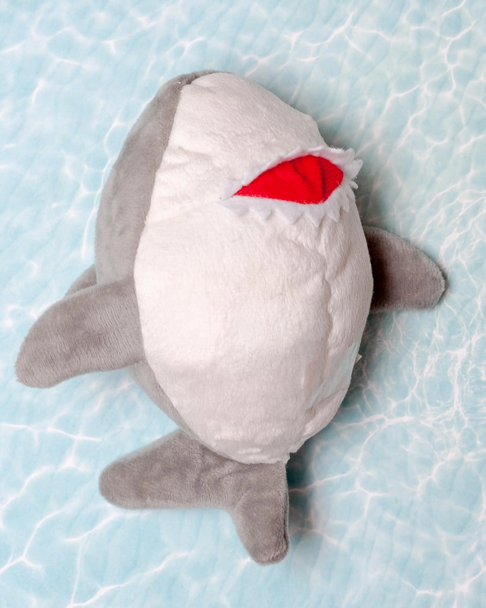 3-in-1 Prickles the Great White Shark + Fish + Squeaky Ball Dog Toy - Image 4