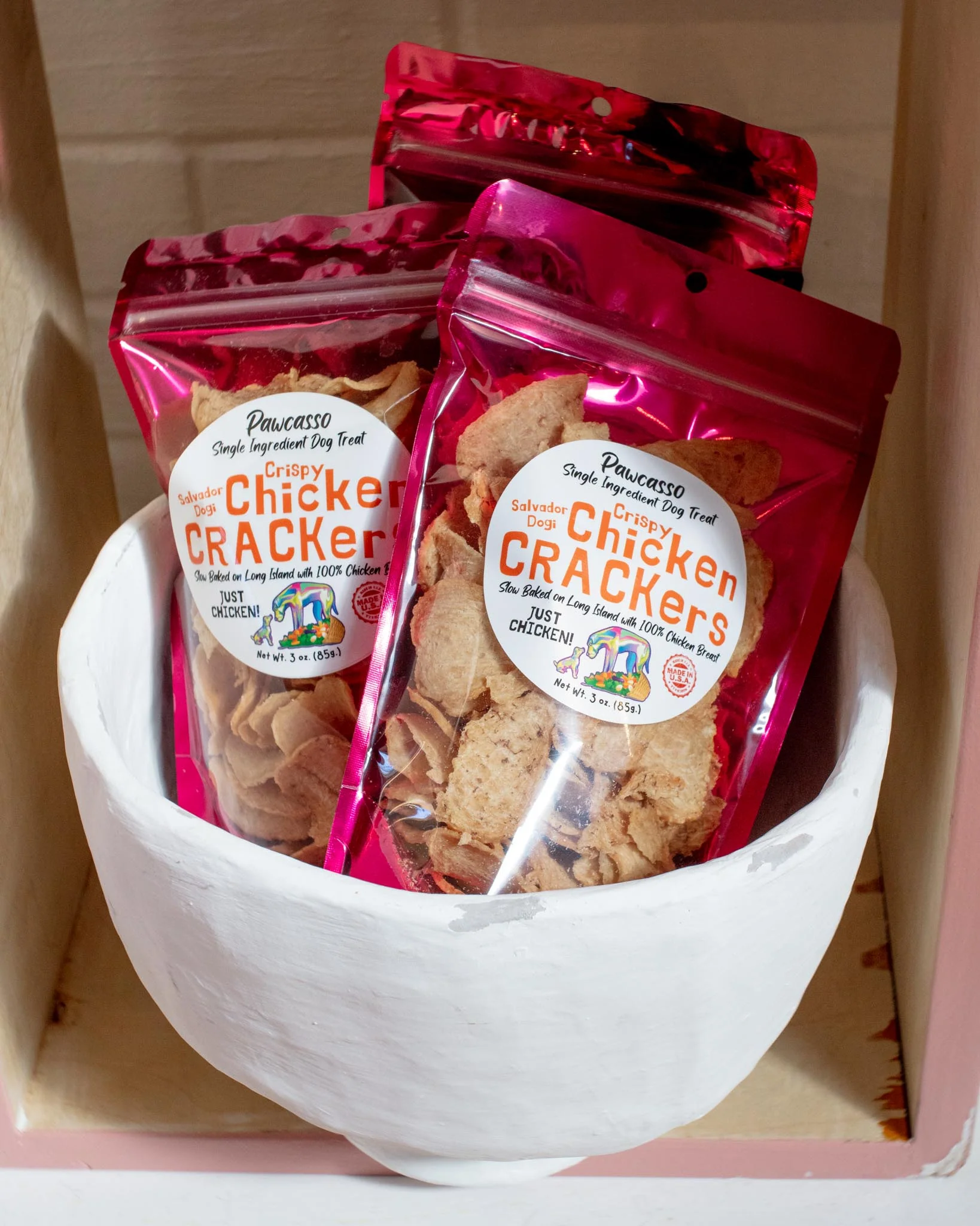 Chicken Crackers Dog Treat (Made in the USA) - Image 2