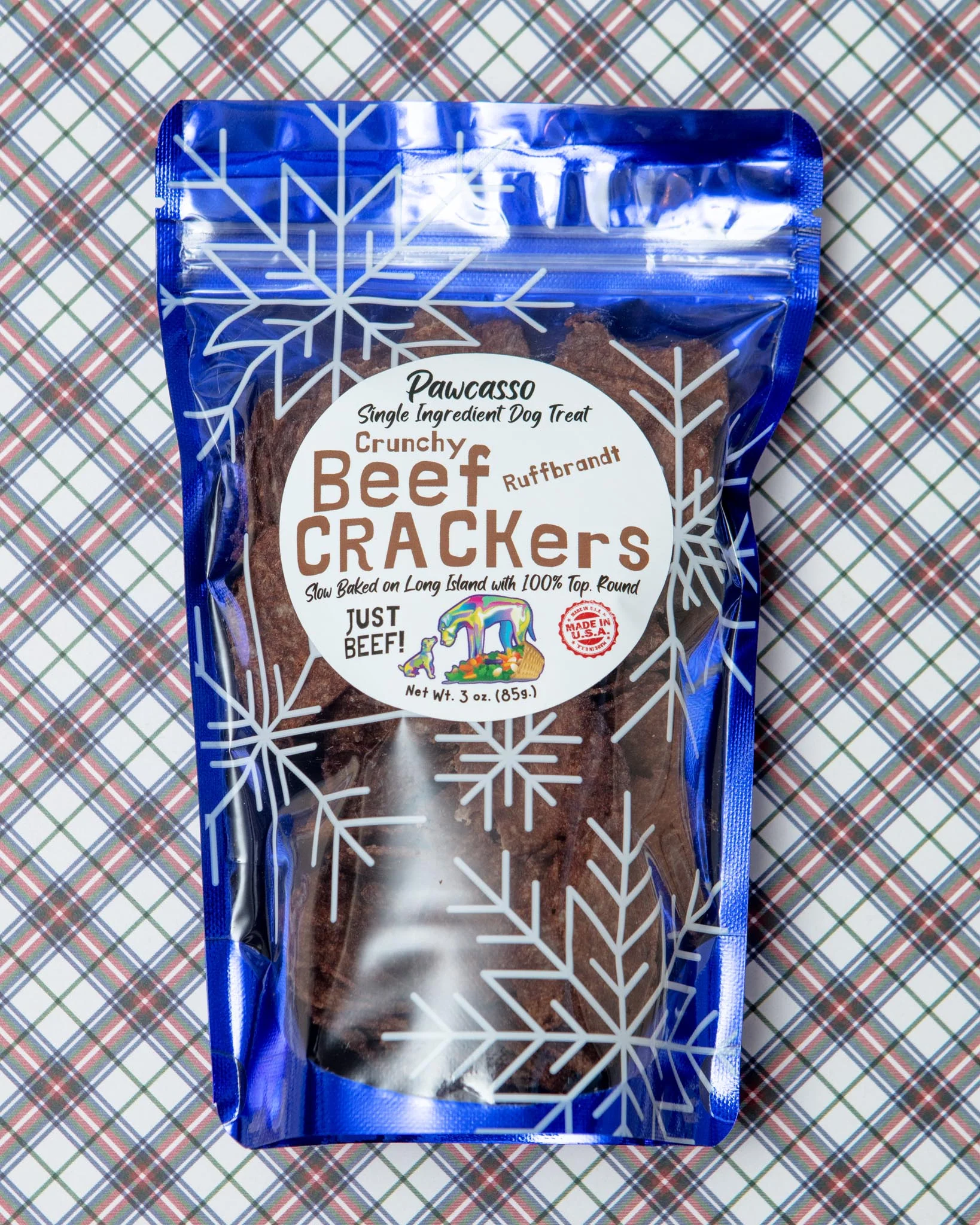 Crunchy Beef Crackers Dog Treats (Made in the USA) - Image 7
