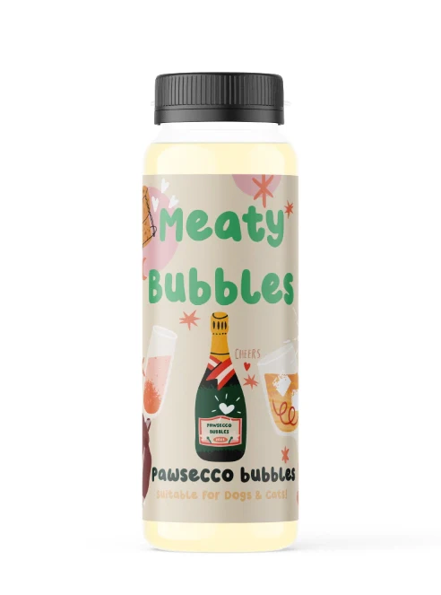 Pawsecco Flavored Bubbles for Dogs & Cats (Vegan, Gluten Free and Halal Safe!) - Image 2