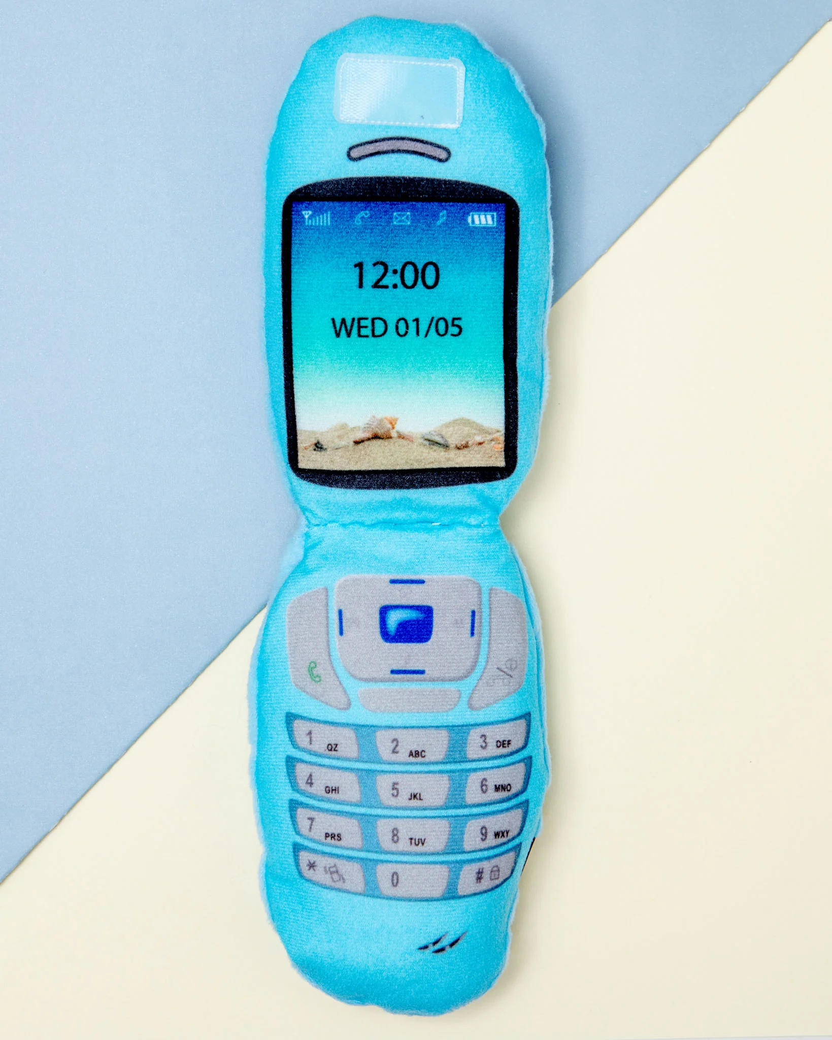 Flip Phone Crinkle + Squeak Dog Toy (FINAL SALE)