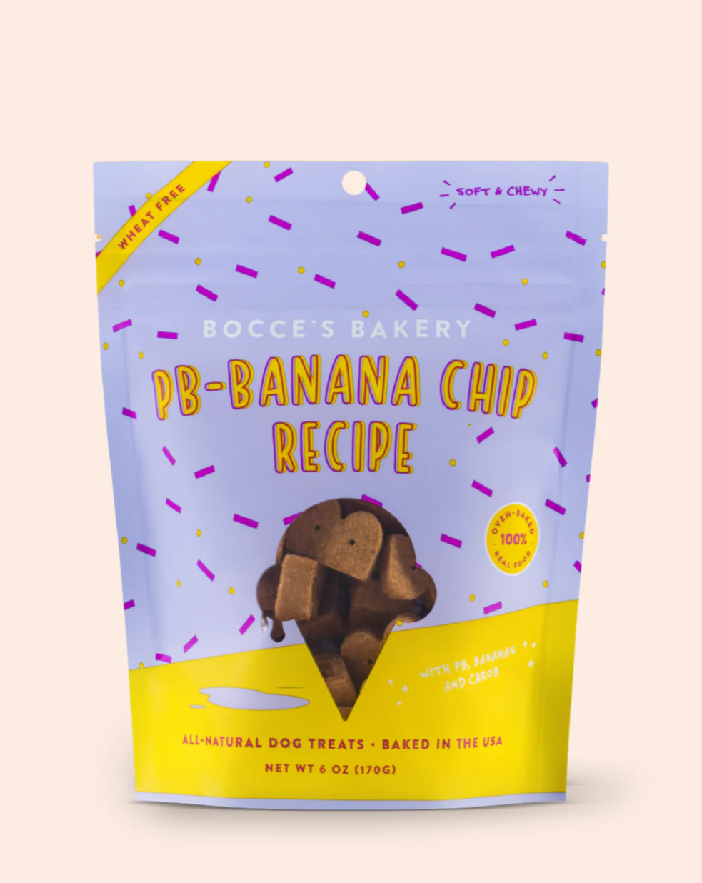 PB & Banana Chip Soft & Chewy Dog Treats - Image 2