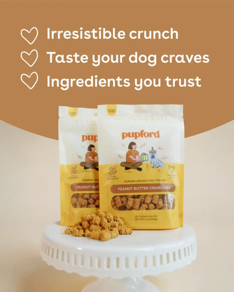 Peanut Butter Crunchies Dog Treats - Image 4