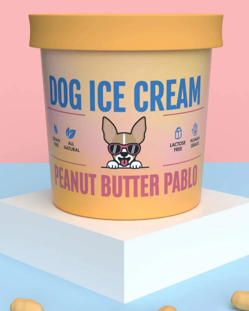 Peanut Butter Pablo Human Grade Dog Ice Cream Mix (Lactose-Free) - Image 3