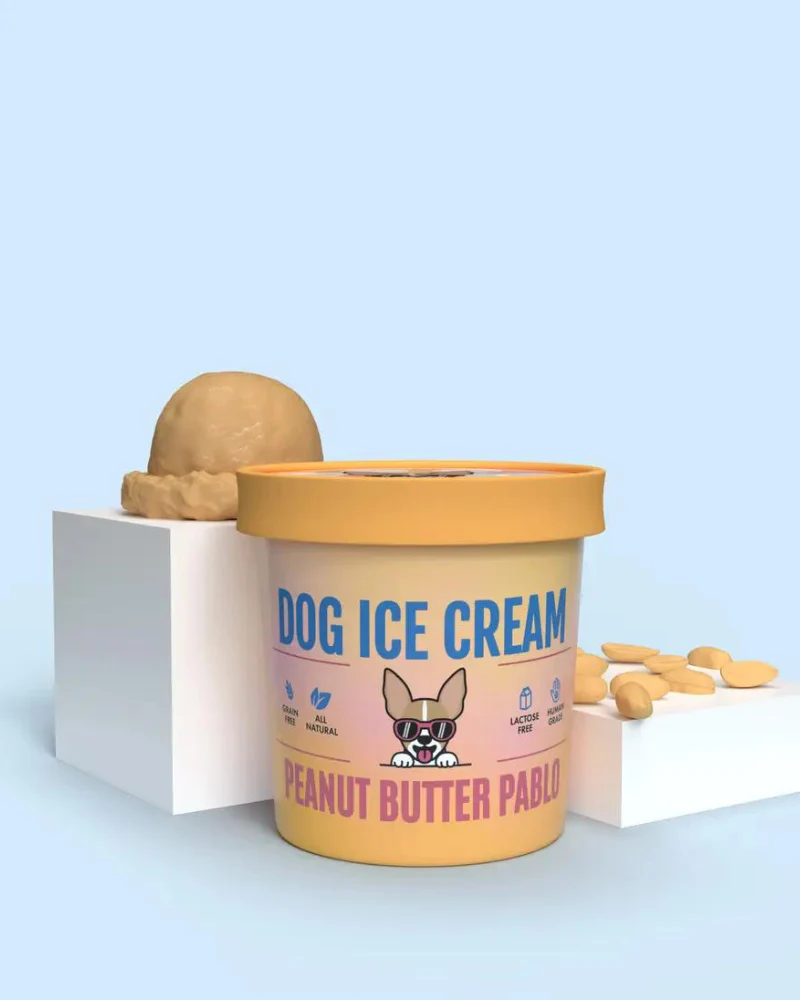 Peanut Butter Pablo Human Grade Dog Ice Cream Mix (Lactose-Free) - Image 4