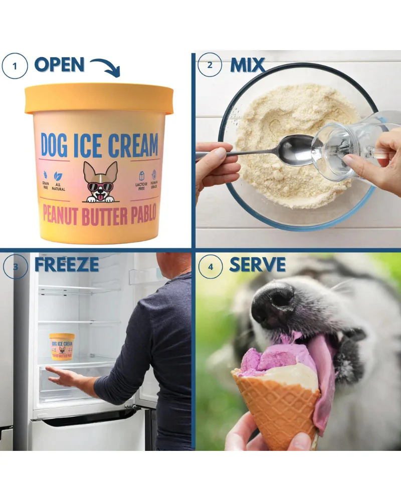 Peanut Butter Pablo Human Grade Dog Ice Cream Mix (Lactose-Free) - Image 7