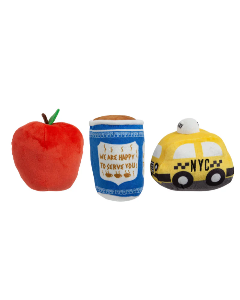 New Bark City 3-Piece Dog Toy Set - Image 3