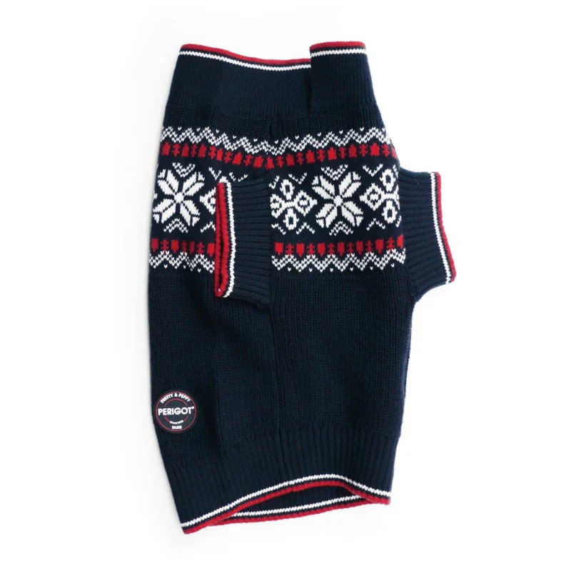 PERIGOT | Pullover Sweater in Jacquard - Image 2