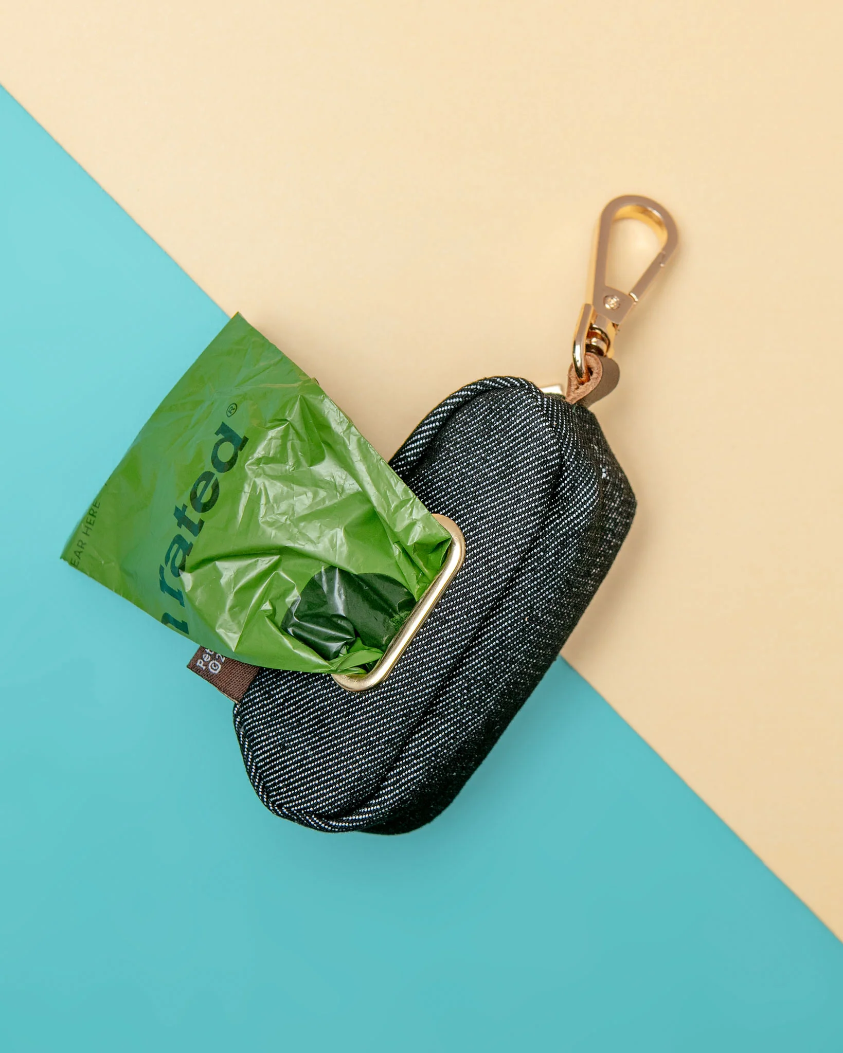 Proper Pup Poo Bag Dispenser in Dark Denim - Image 3