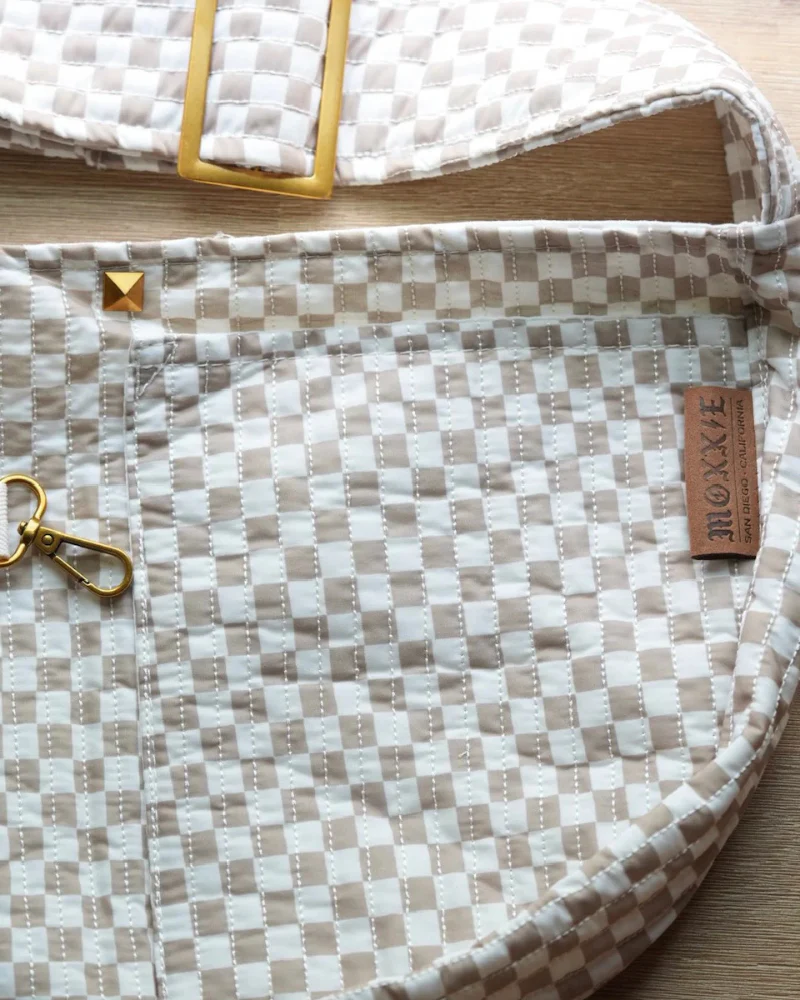 Check Print Pet Sling Carrier - Image 13