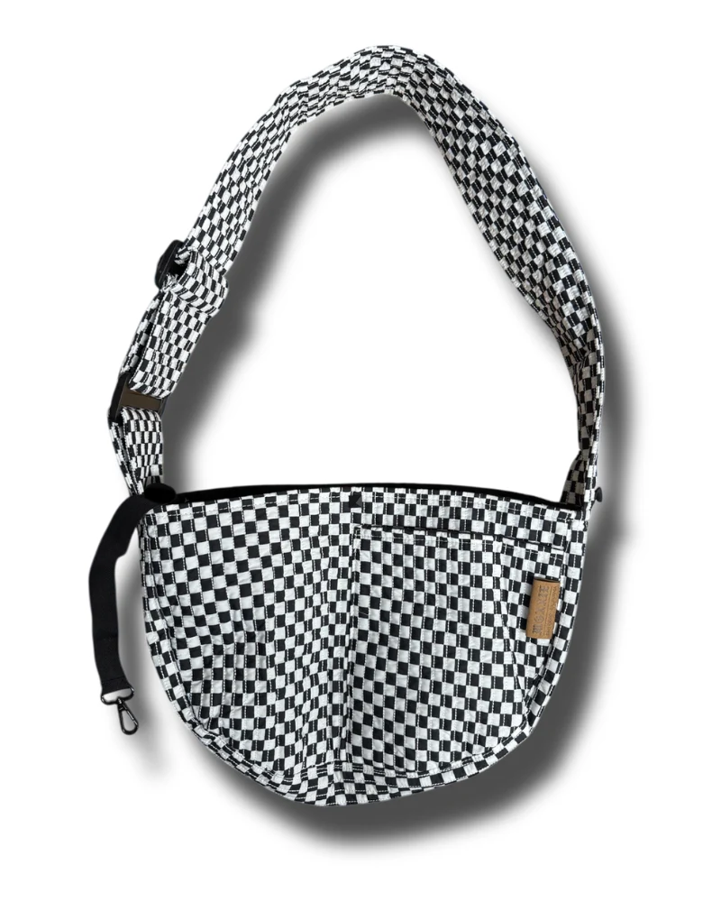 Check Print Pet Sling Carrier - Image 5