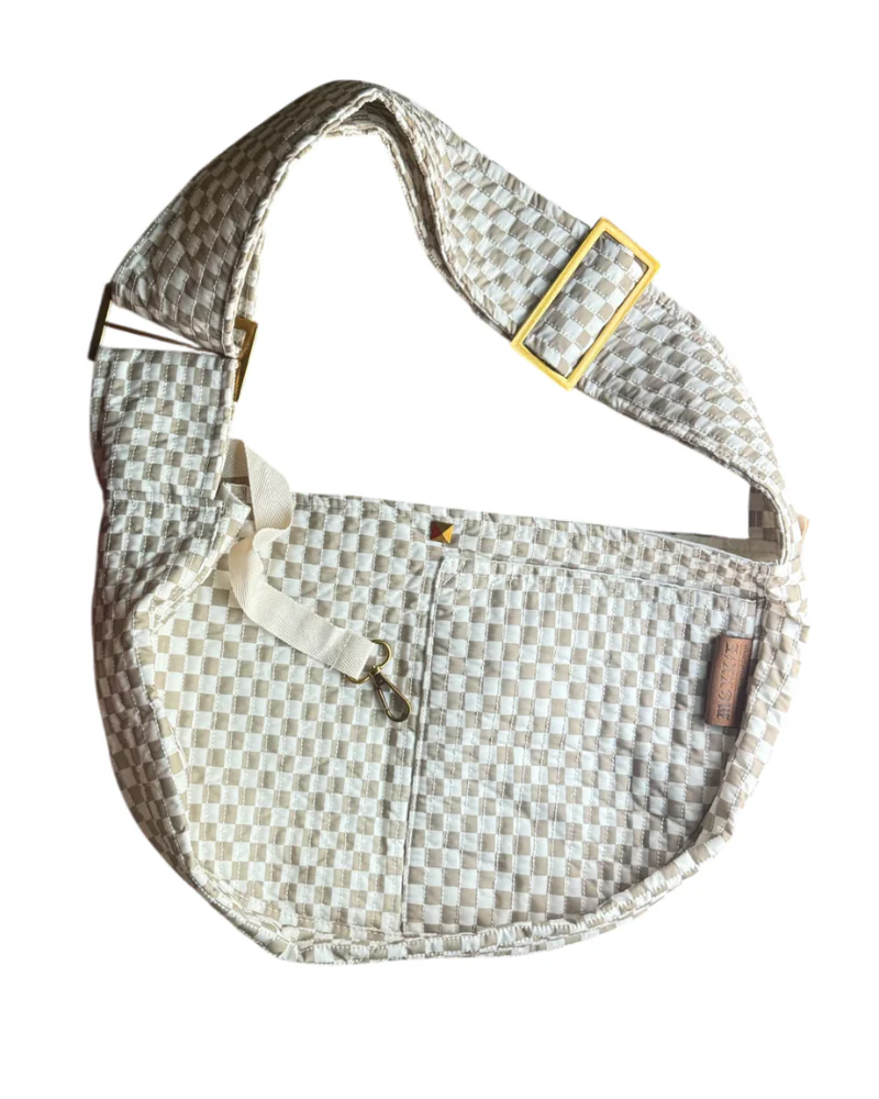 Check Print Pet Sling Carrier - Image 6
