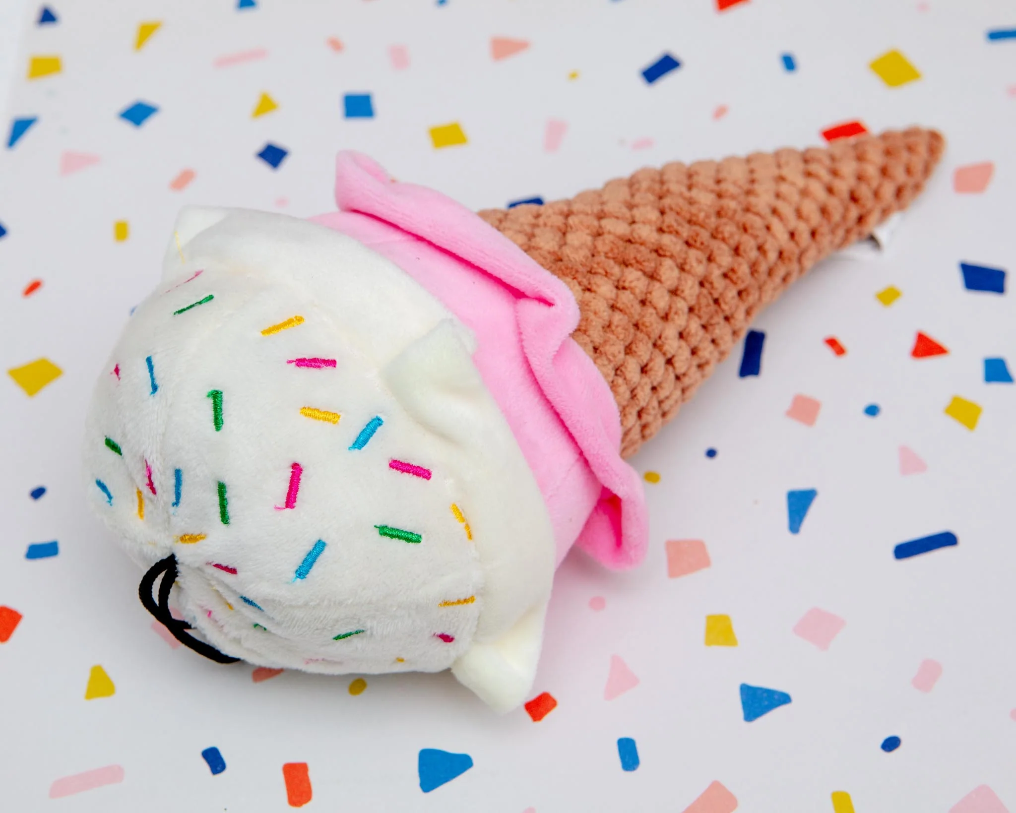 Ice Cream Cone Plush Toy - Image 3