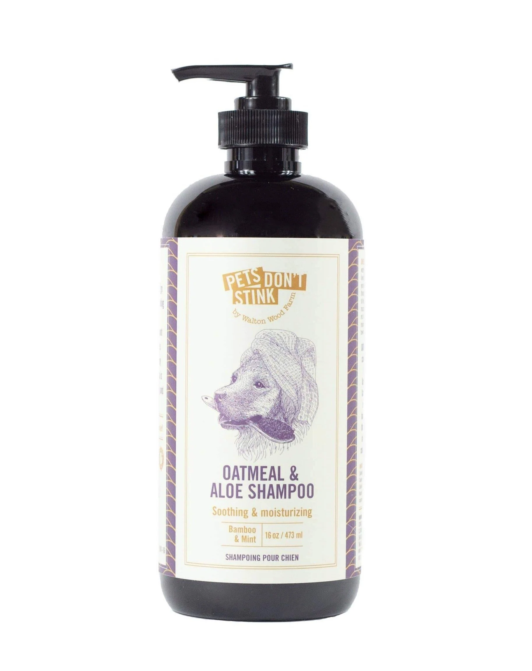 Oatmeal & Aloe Soothing Dog Shampoo (Made in the USA) - Image 3