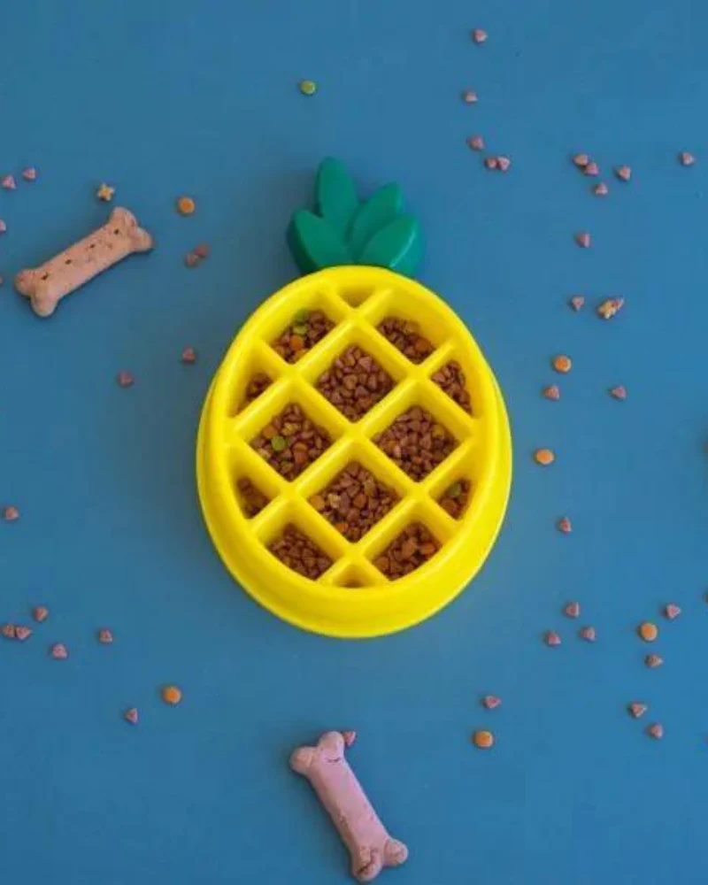 Pineapple Slow Feeder Dog Bowl (CLEARANCE) - Image 4