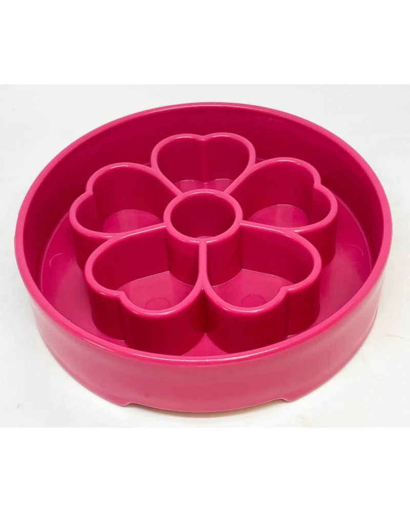 Pink Flower Slow Feeder for Dogs (Made in the USA) - Image 6