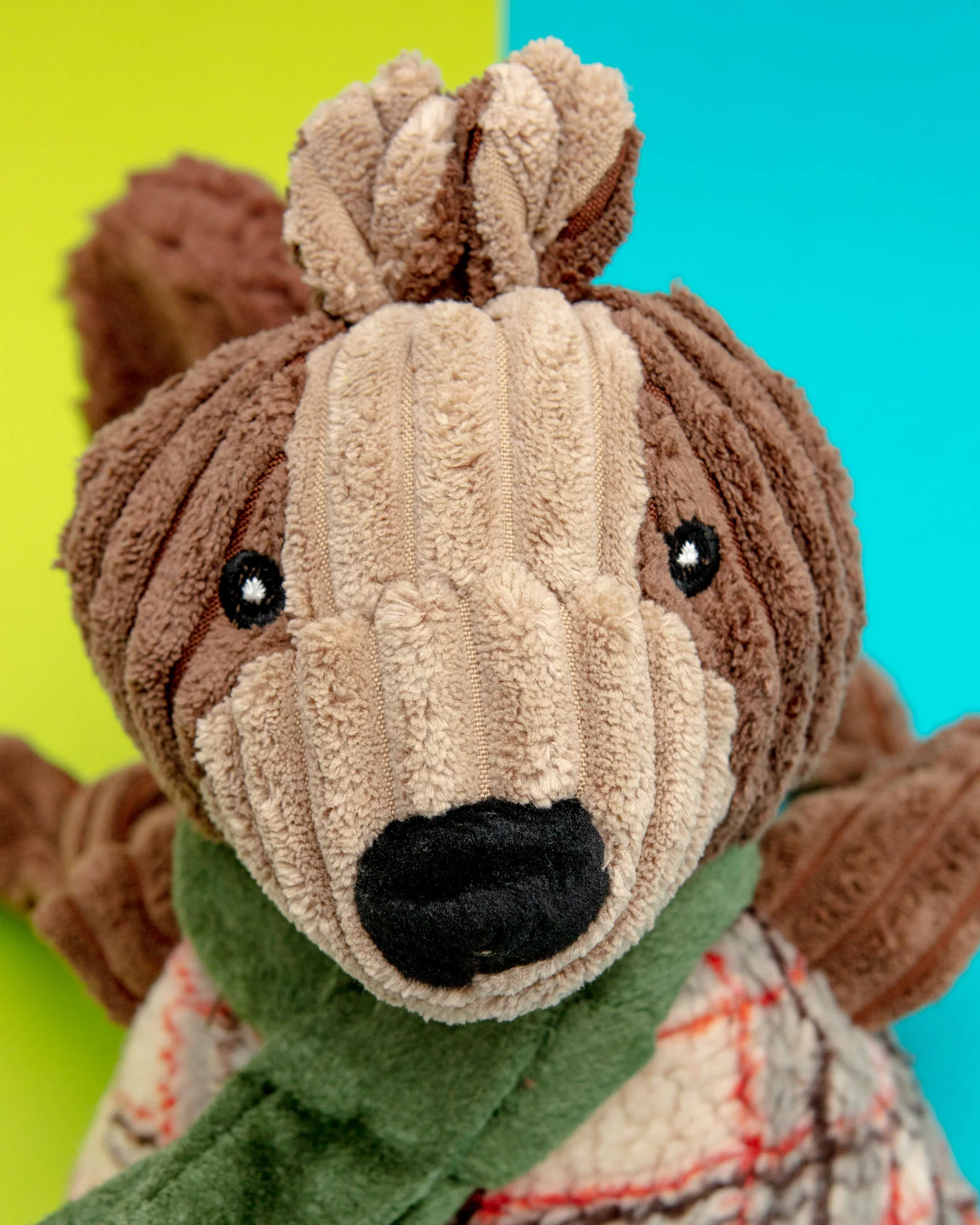 Pistachio Squirrel Knottie Dog Plush Toy - Image 2
