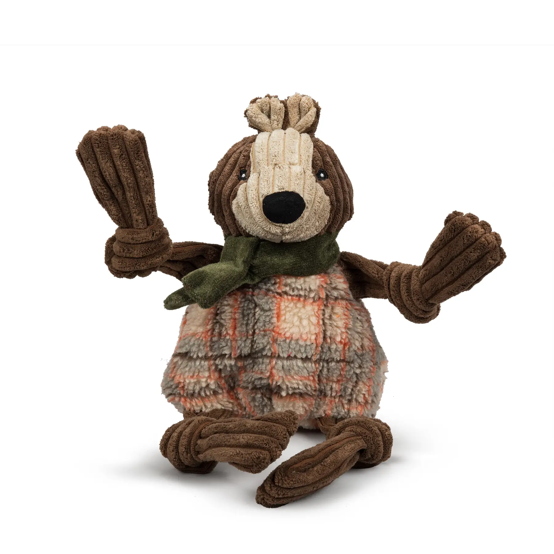 Pistachio Squirrel Knottie Dog Plush Toy - Image 4