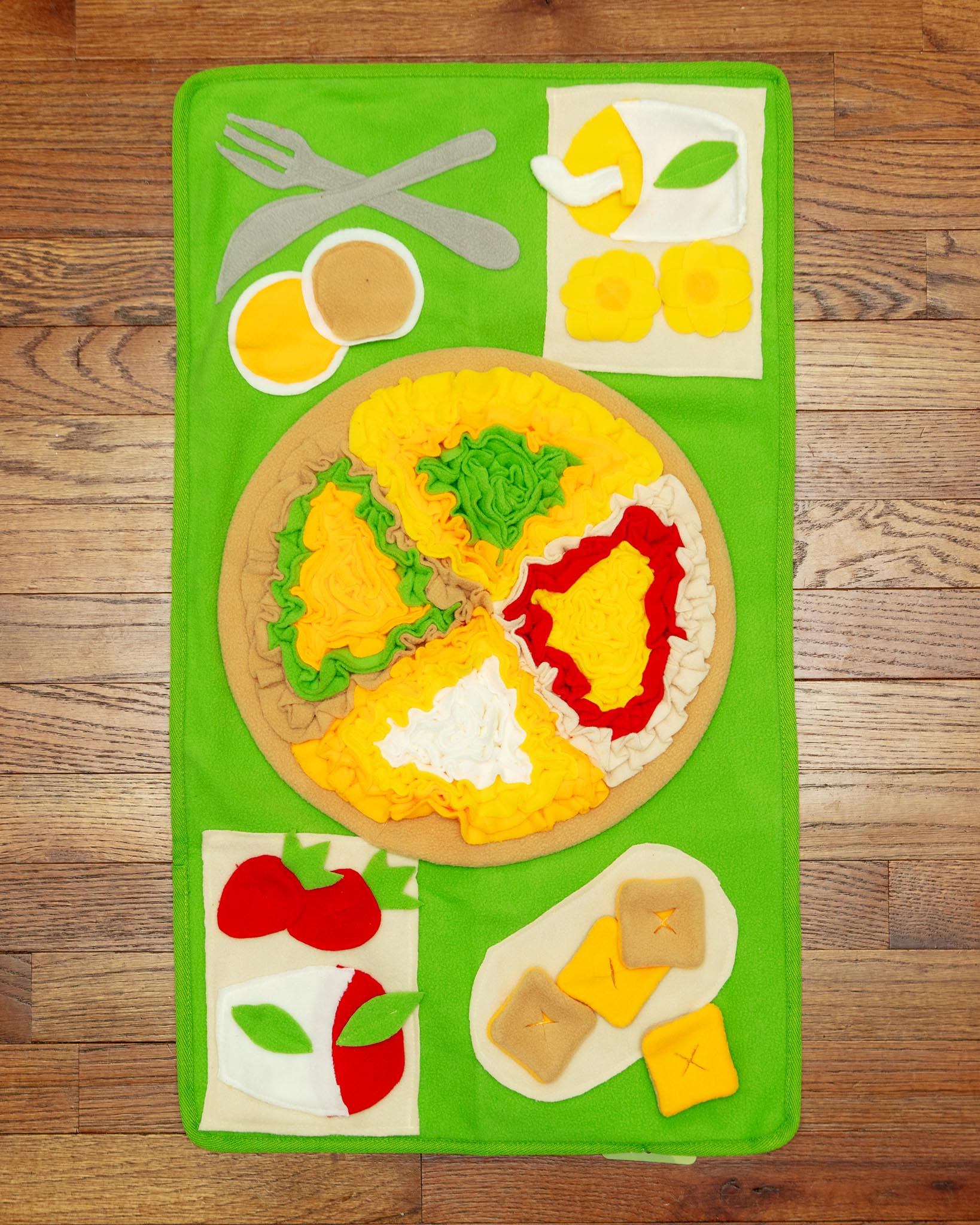 Pizza Party Dog Snuffle Mat