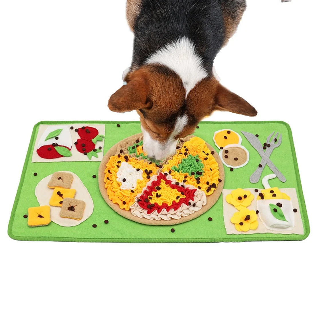 Pizza Party Dog Snuffle Mat - Image 2