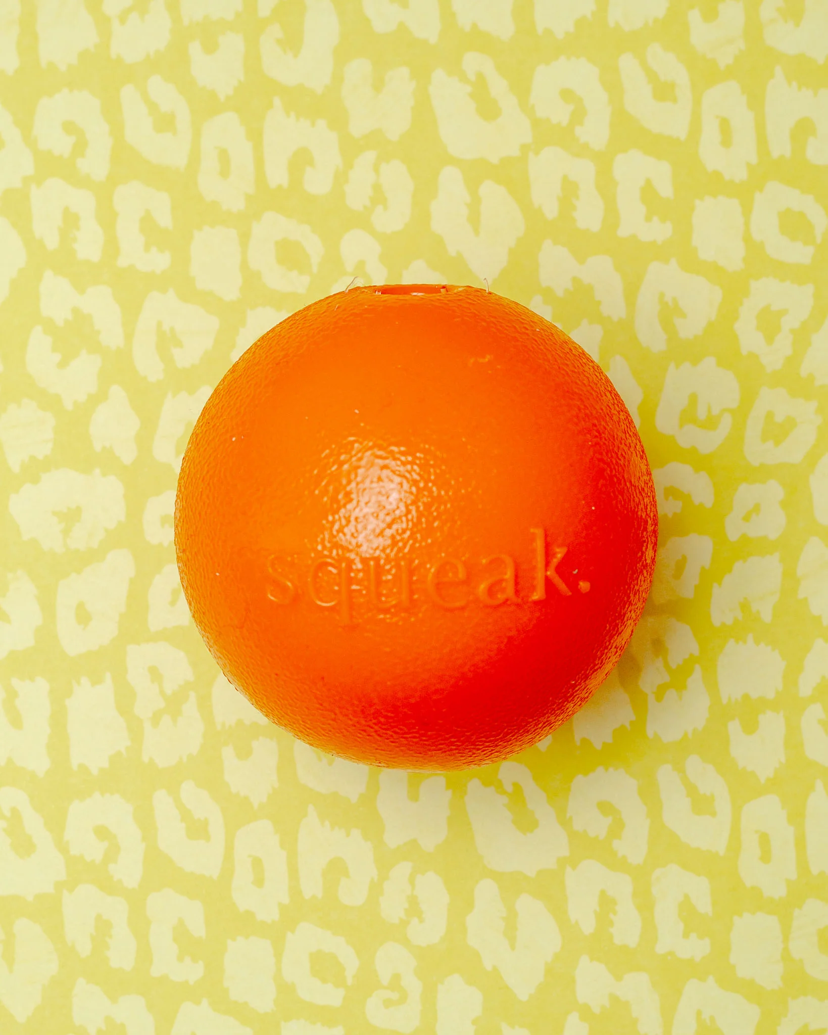 Orange Orbee-Tuff Squeak Dog Ball (Made in the USA) - Image 2