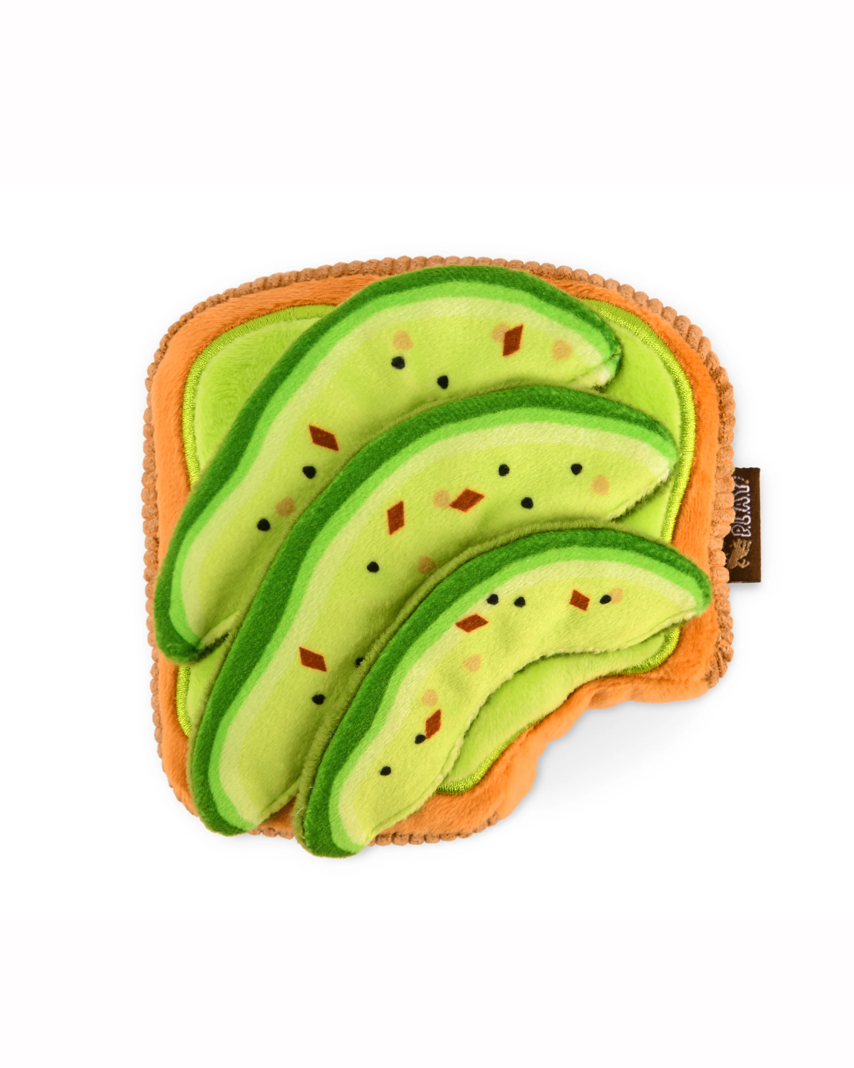 Avo-Doggo Toast Squeaker Plush Dog Toy - Image 3