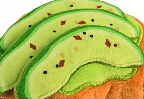 Avo-Doggo Toast Squeaker Plush Dog Toy - Image 4