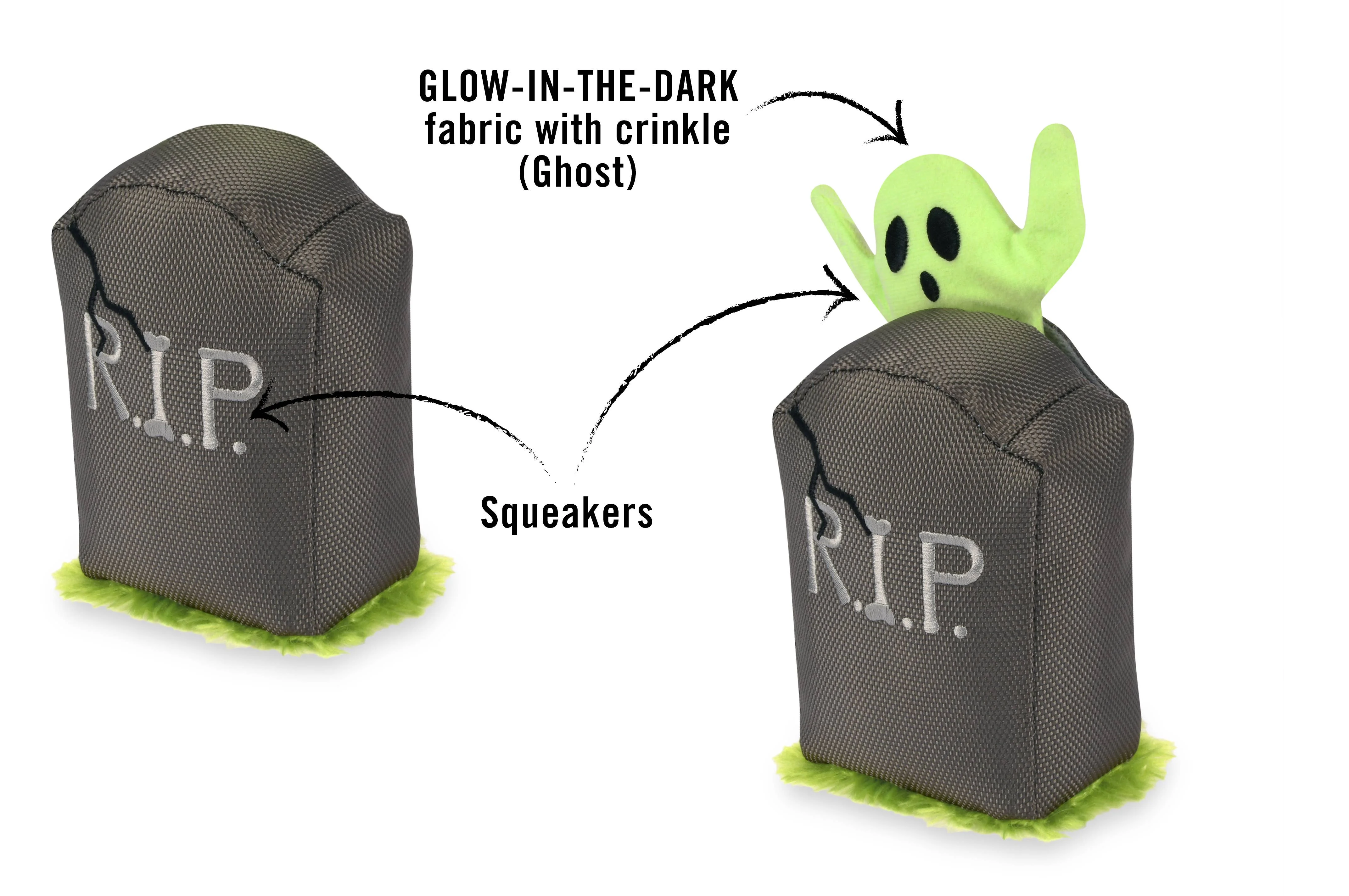 Glow In The Dark Ghoulish Ghoul Howl-O-Ween Dog Plush Toy - Image 6