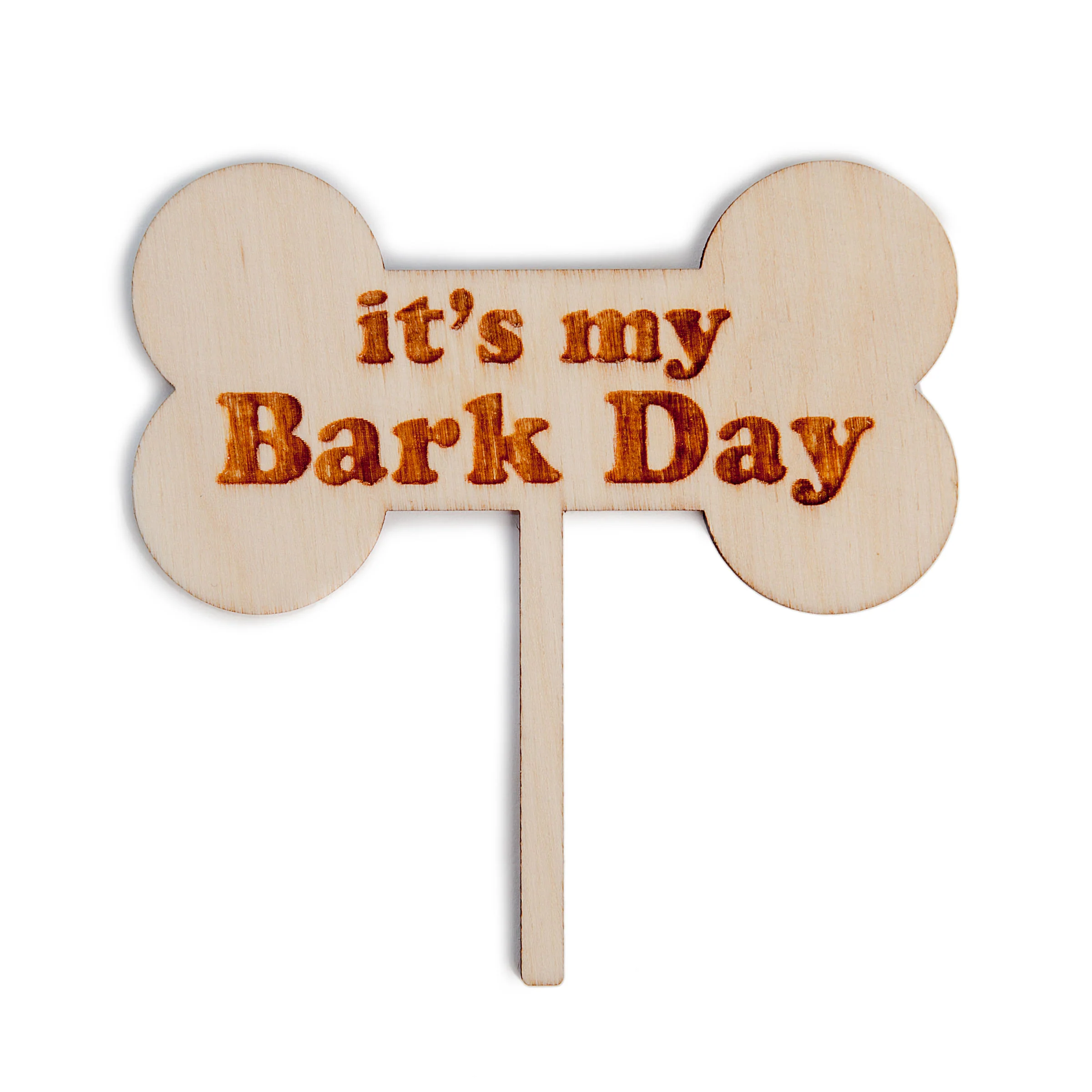 PLAYA PUP | "It's My Bark Day" Cake Topper