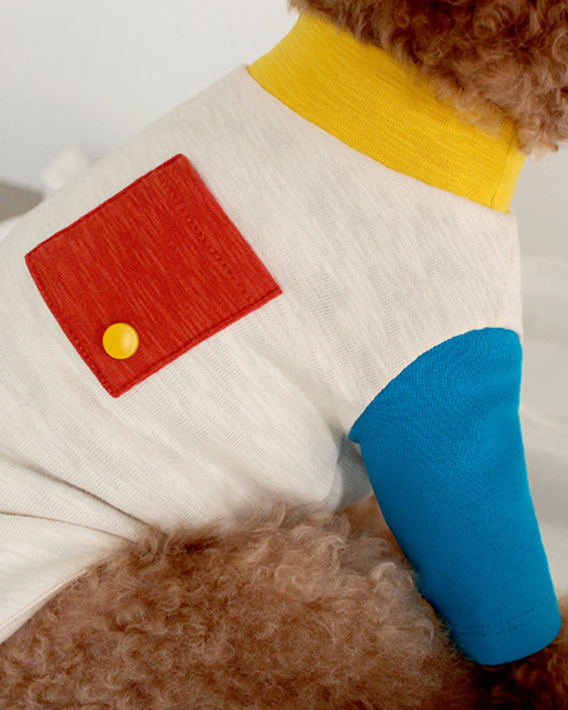Point Tee for Dogs in Ivory - Image 3