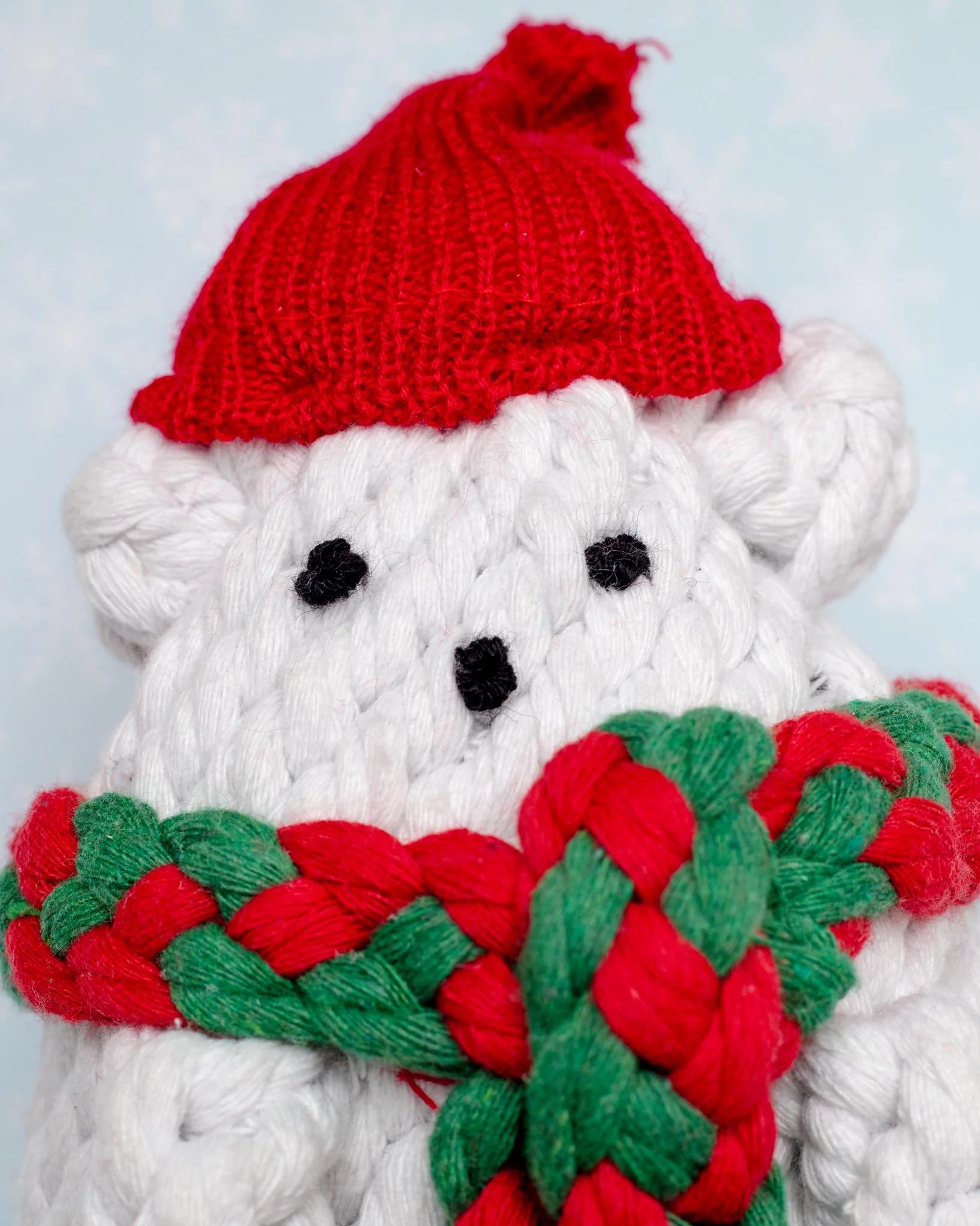 Polar Bear Rope Dog Toy - Image 2