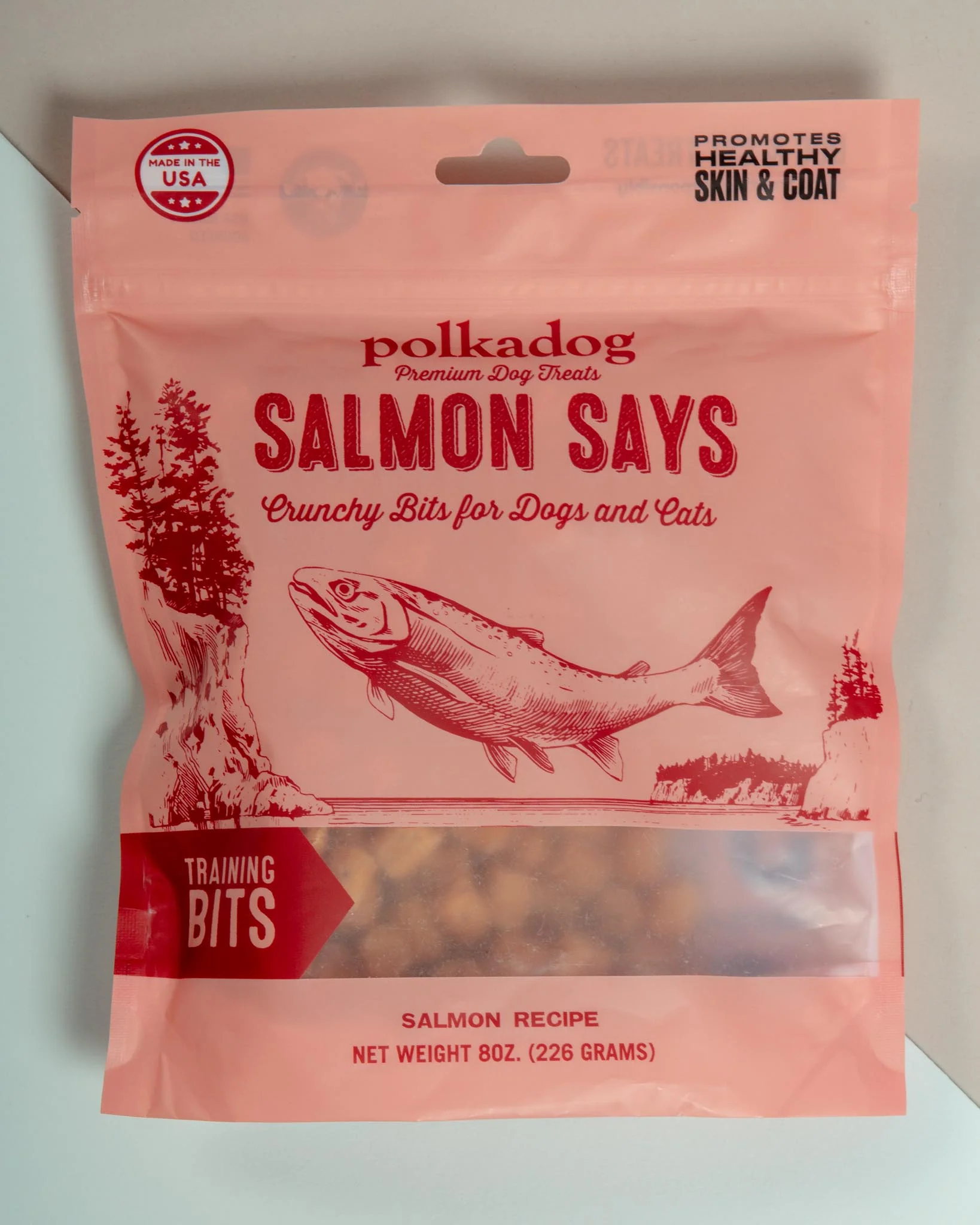 Salmon Says Crunchy Treats for Dogs & Cats