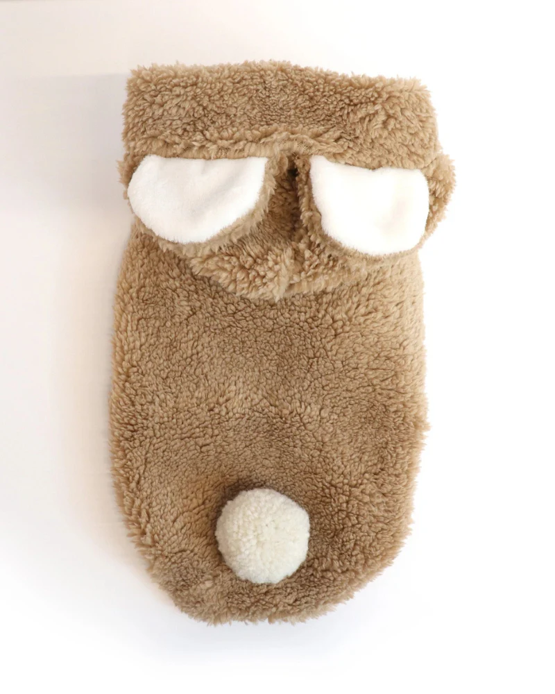 Pom-Pom Teddy Bear Dog Hoodie (FINAL SALE)