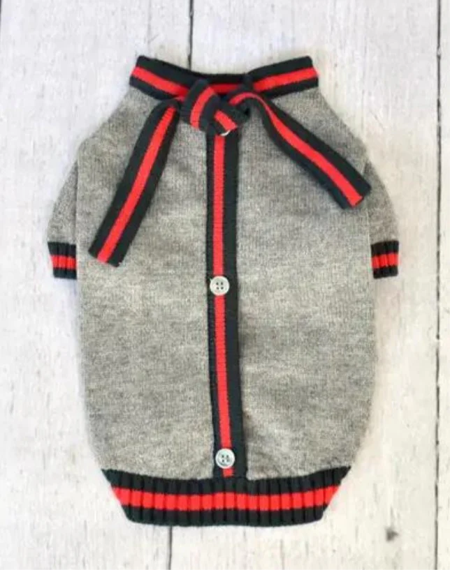 Luxe Stripe Tie Dog Sweater << FINAL SALE >> - Image 5