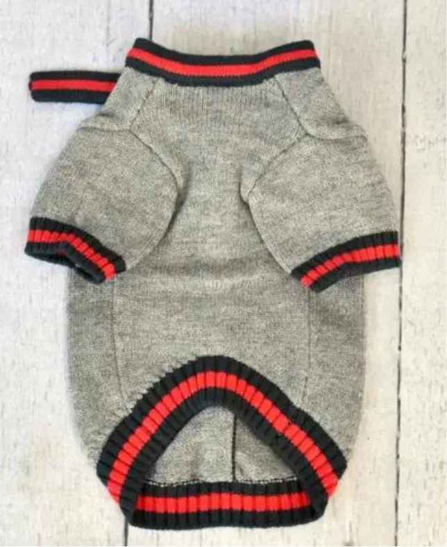 Luxe Stripe Tie Dog Sweater << FINAL SALE >> - Image 6