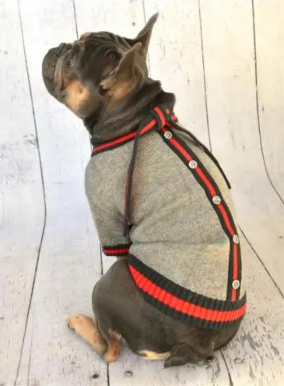 Luxe Stripe Tie Dog Sweater << FINAL SALE >> - Image 7