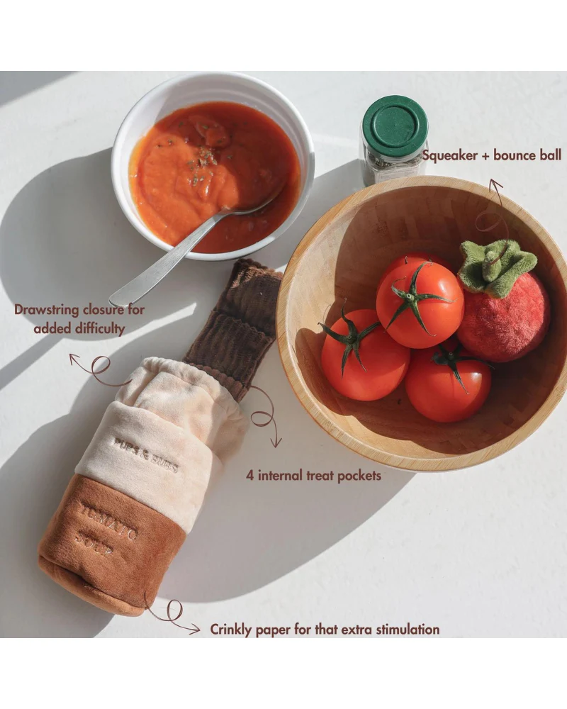 Tomato Soup Nosework Dog Toy - Image 6