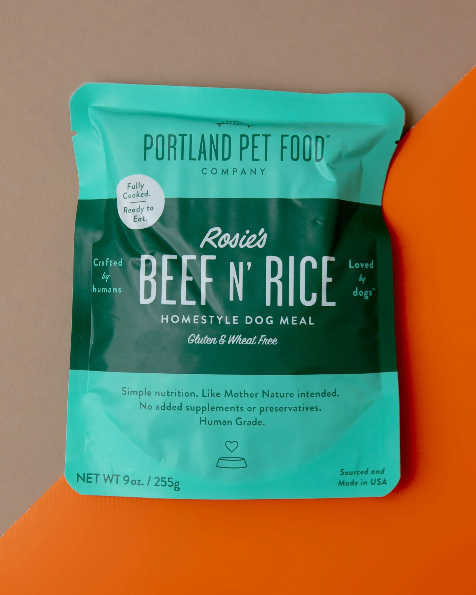 Rosie's Beef N' Rice Meal Pouch for Dogs (Made in the USA)