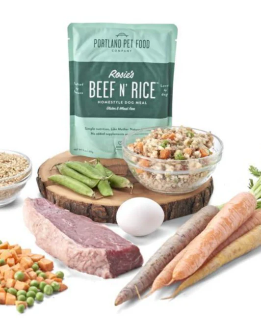 Rosie's Beef N' Rice Meal Pouch for Dogs (Made in the USA) - Image 2