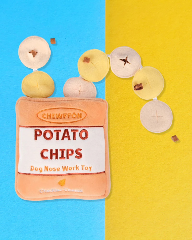 Potato Chips Dog Snuffle Toy