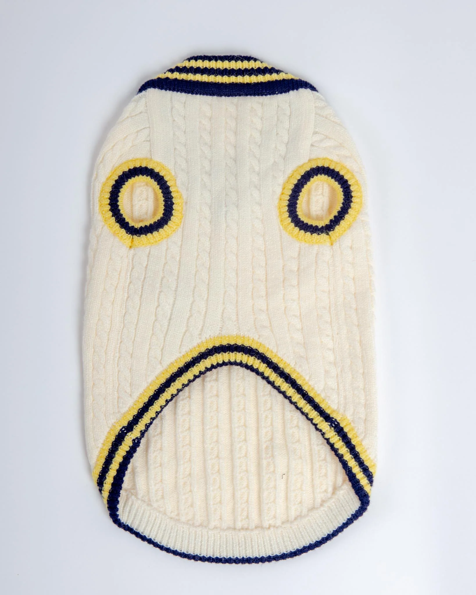 Prep School V-Neck Dog Sweater - Image 3