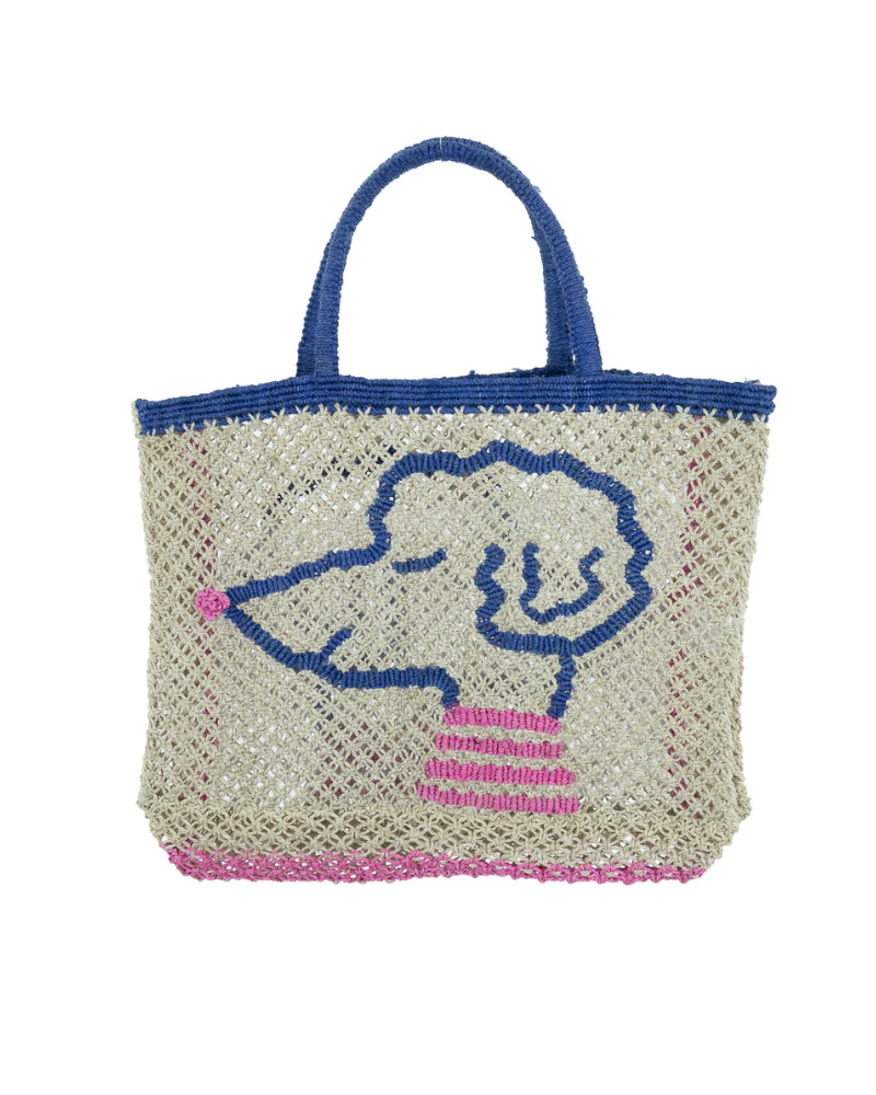 Pretty in Poodle Jute Bag - Image 4