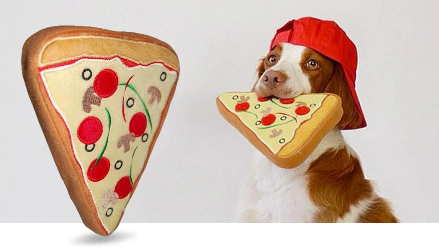 PRIDEBITES | Pizza Slice Dog Toy - Image 3