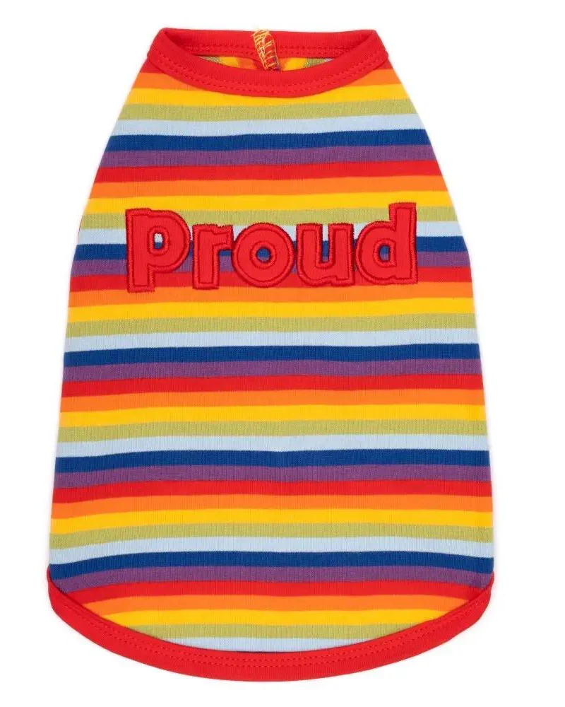Proud Dog Rainbow Stripe Tank Top (FINAL SALE) - Image 5